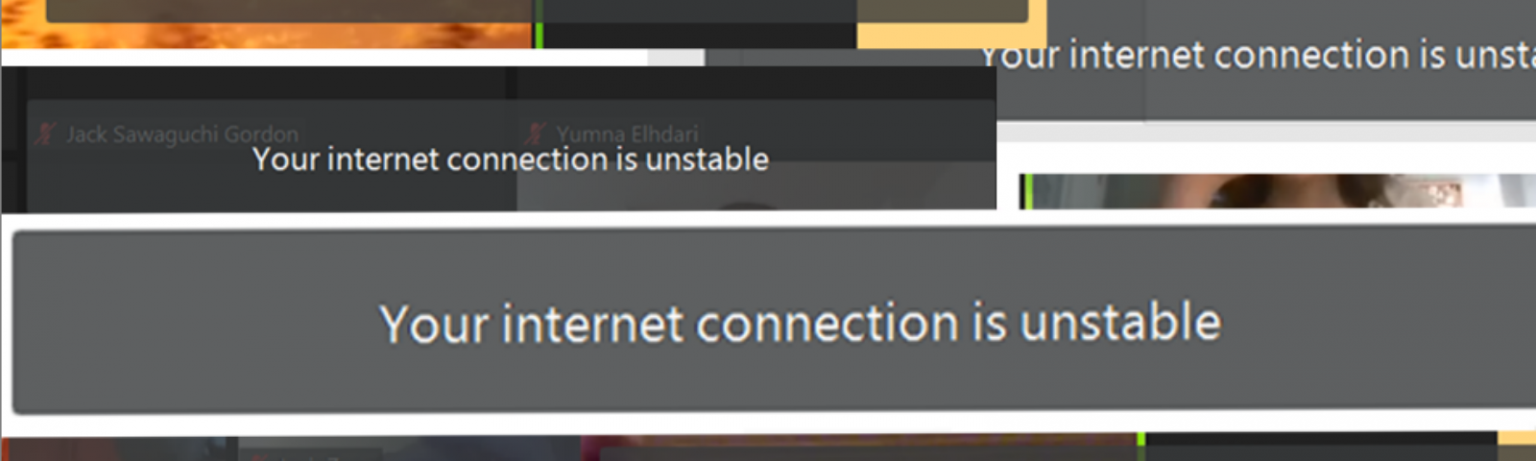 You are connected not would